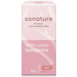 Katoenen Tampons Mini 16 stuks^Sanature Best