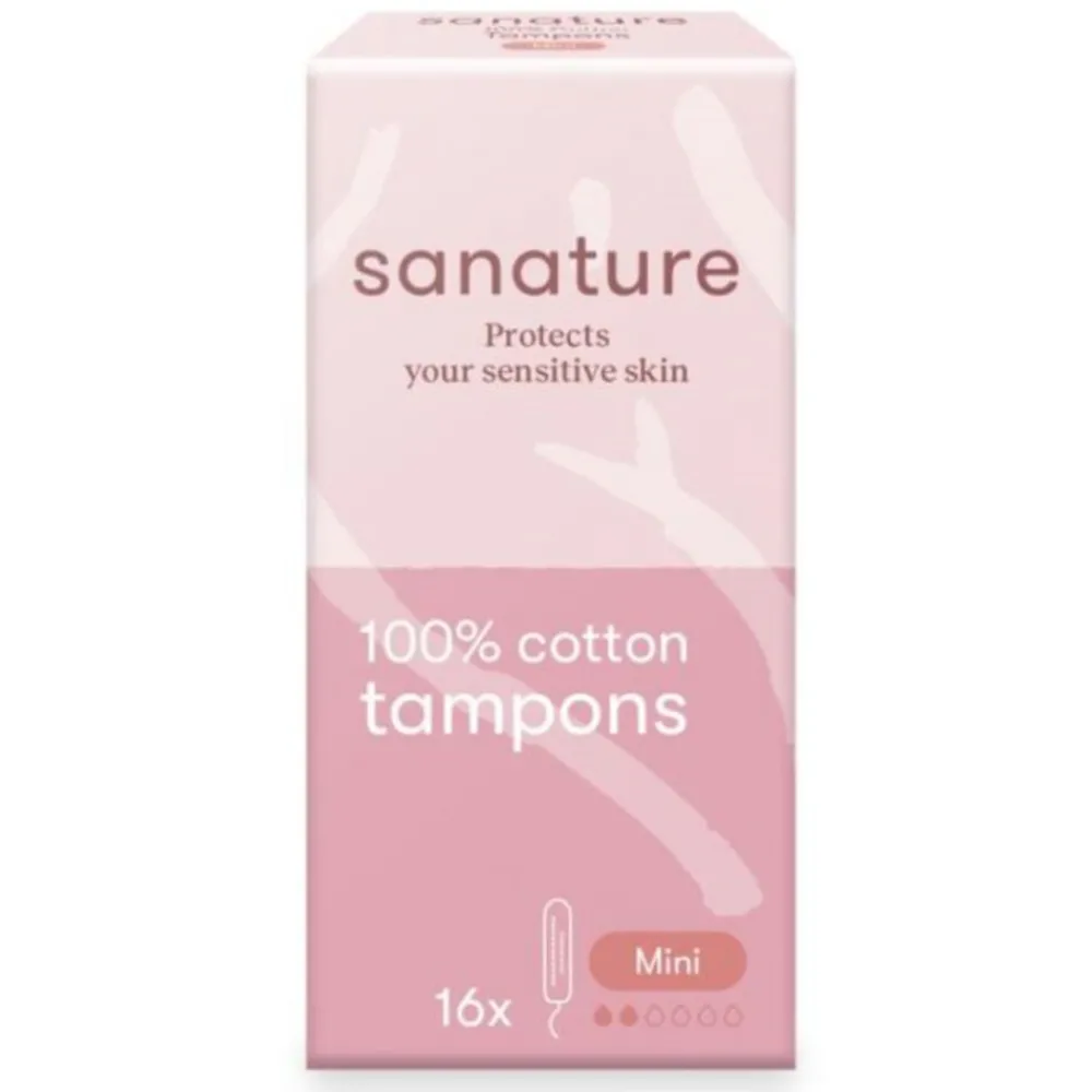 Katoenen Tampons Mini 16 stuks^Sanature Best