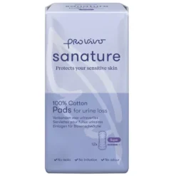 Intiemhygiëne<Sanature Pro Vivo 100% Katoen Verbanden voor Urineverlies Mini Plus 14 stuks