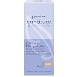 Vivo 100% Katoenen Incontinentie Inlegkruisjes Light 24 stuks^Sanature New