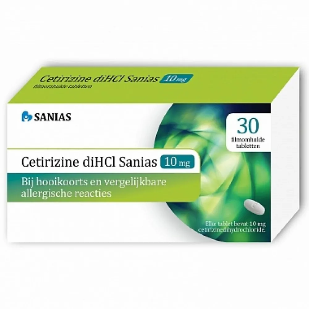 Cetirizine 10 mg 30 tabletten^Sanias Online