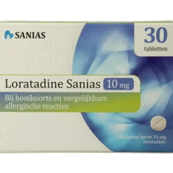 Loratadine 10 mg 30 tabletten^Sanias Outlet