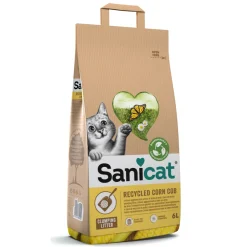 Kattenbakvulling<Sanicat Klontvormend Maïs 6 liter