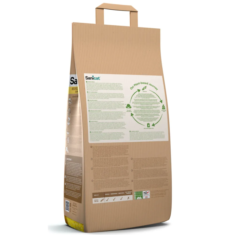 Kattenbakvulling<Sanicat Klontvormend Maïs 6 liter