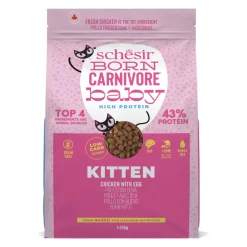 Born Carnivore Kitten Kattenvoer Chicken & Egg 1,25 kg^Schesir Online