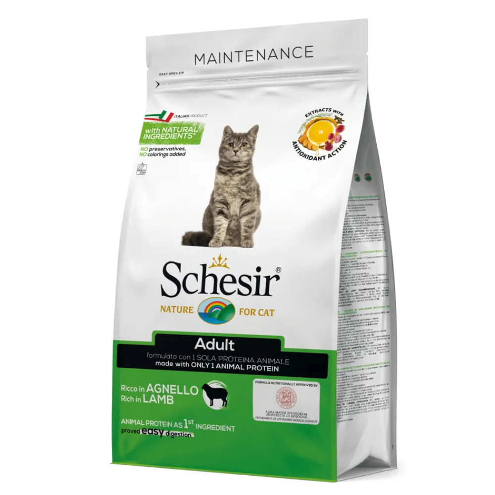 Kattenvoer<Schesir Kattenvoer Dry Maintenance Lam 400 gr