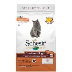 Kattenvoer Dry Sterilized en Overweight 1,5 kg^Schesir