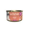 Kattenvoer<Schesir Kattenvoer Gekookte Zalm 85 gr
