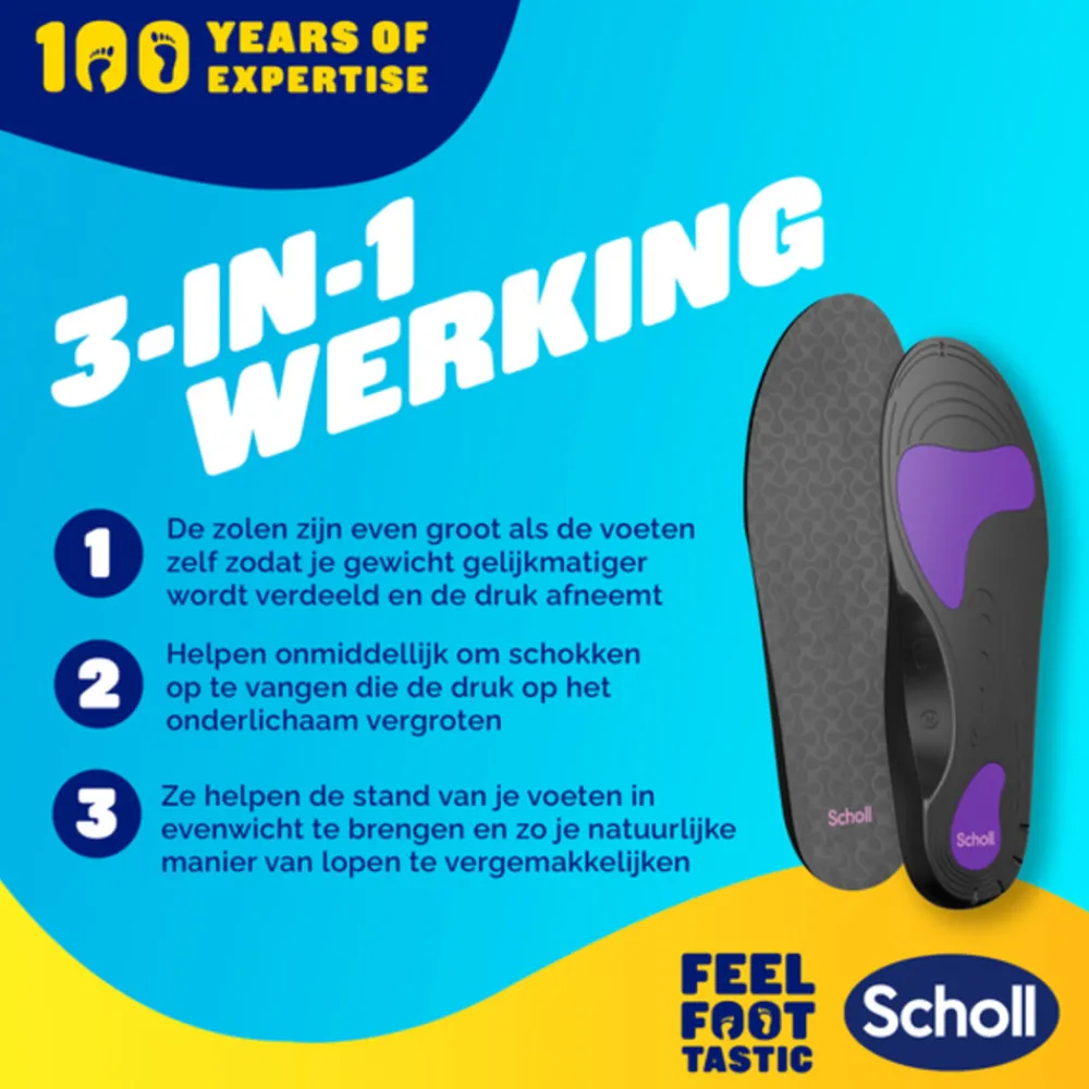 Balance Inlegzolen Peesplaatontsteking Small (maat 37-39,5) 1 paar^Scholl Clearance