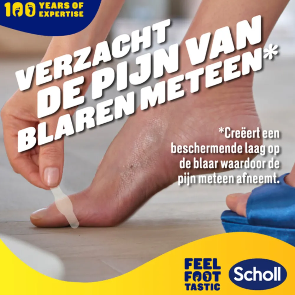 Voetverzorging<Scholl Blarenpleisters Teen 6 stuks
