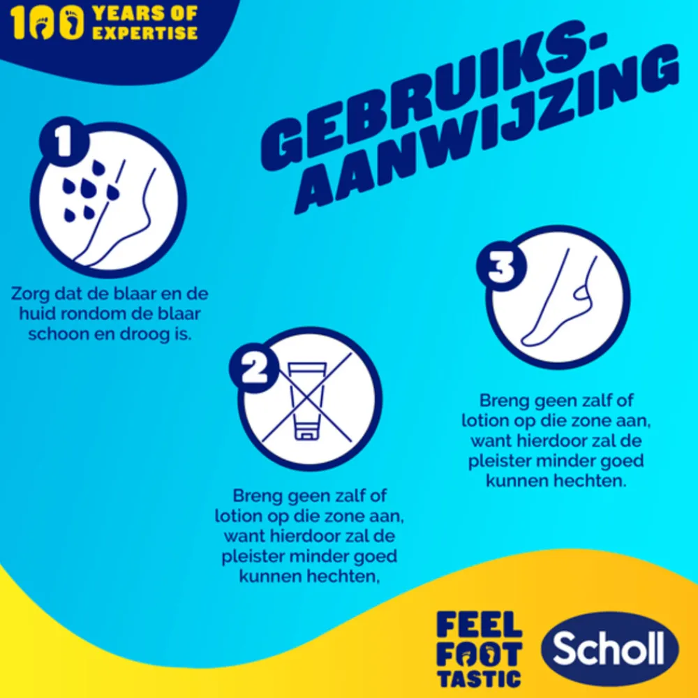 Voetverzorging<Scholl Blarenpleisters Teen 6 stuks