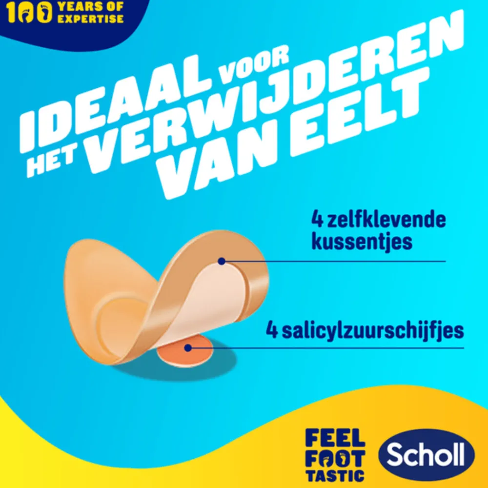 Eelt Verwijderpleisters 4 stuks Voetverzorging