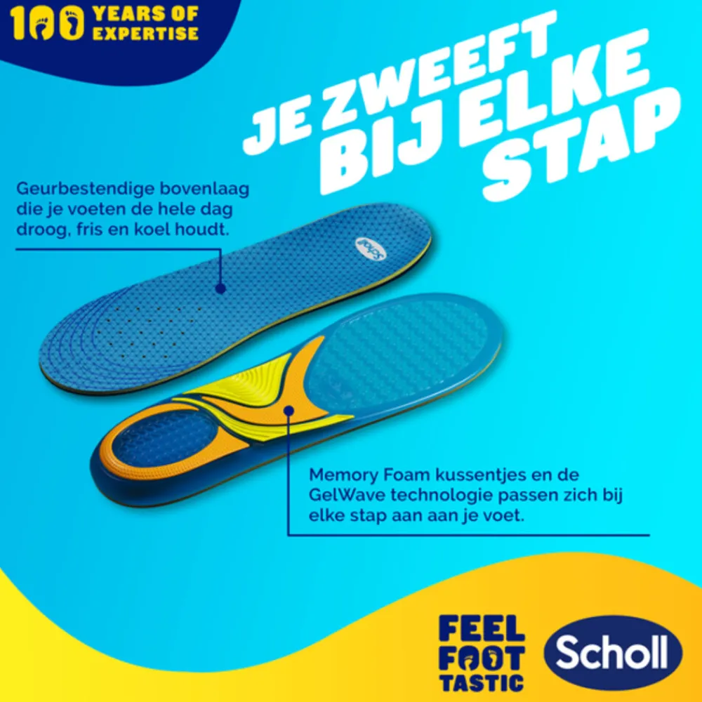 GelActiv Inlegzolen Casual Small Maat 35.5-40.5 1 paar^Scholl New