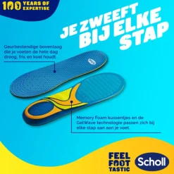 Voetverzorging<Scholl GelActiv Inlegzolen Casual Large Maat 41-46.5 1 paar