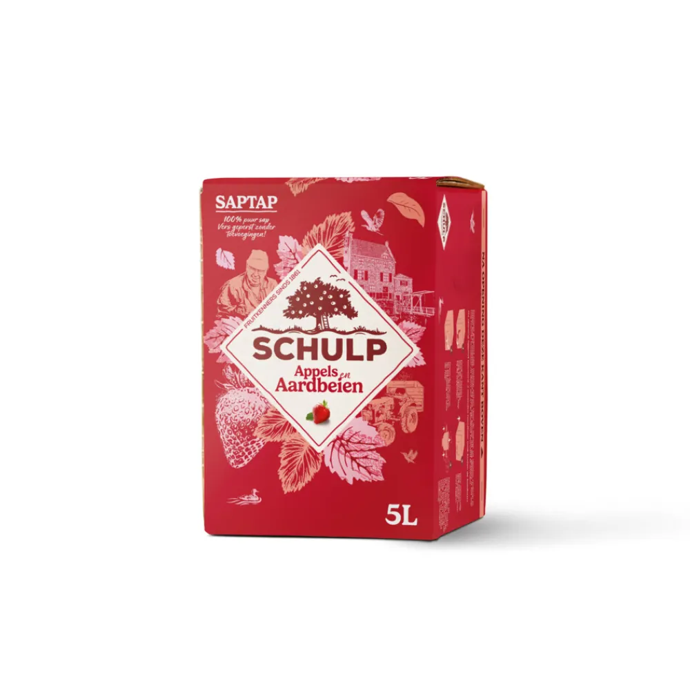 Saptap Appel-Aardbei Ambachtelijk 5 liter^Schulp Online