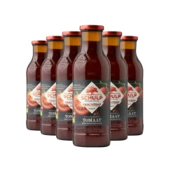 Dranken<Schulp Tomatensap Puur Krachtsap Biologisch 6 x 0,75 liter