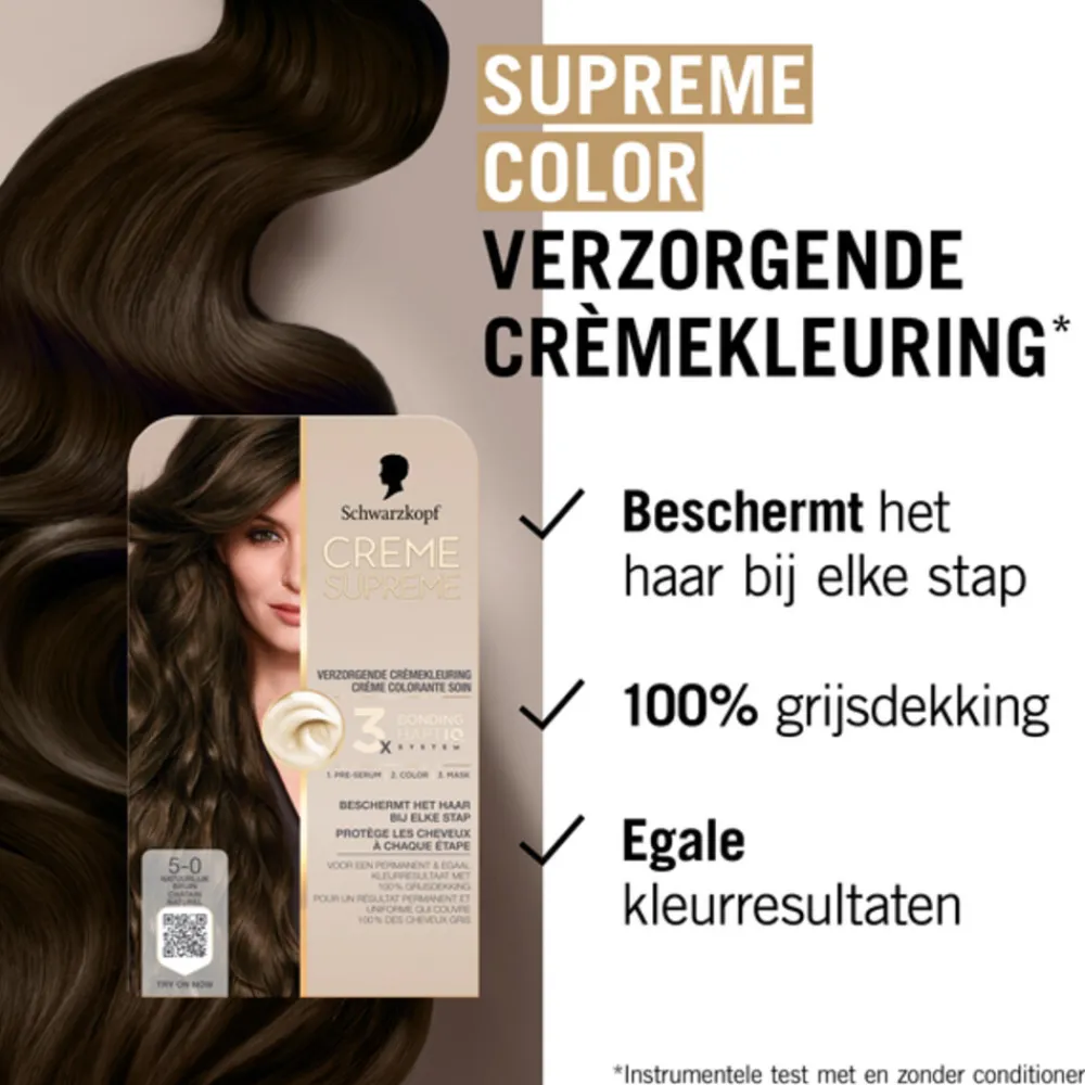 Best Creme Supreme Haarkleuring 5-0 1 set Haarkleuring
