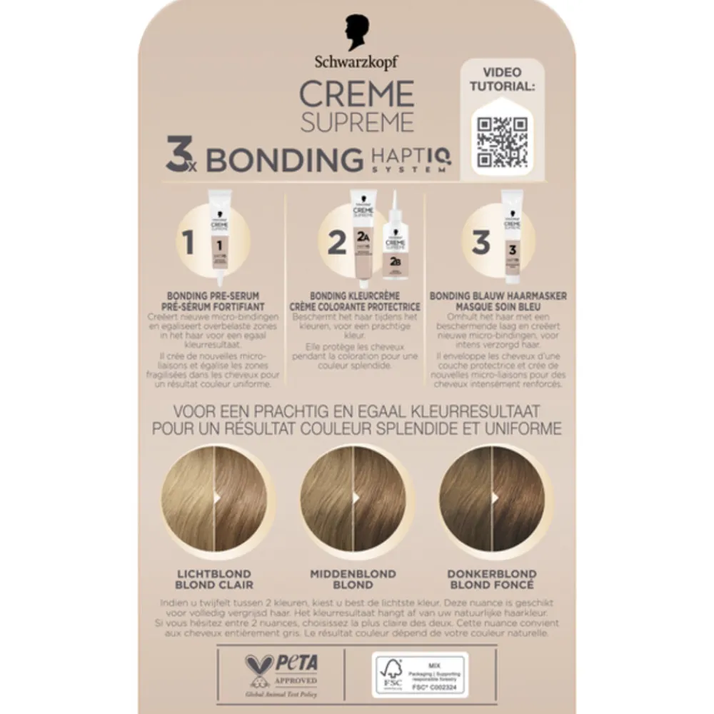 Creme Supreme Haarkleuring 8-16 1 set^Schwarzkopf Outlet