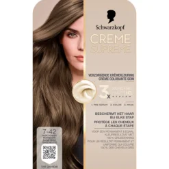 Creme Supreme Haarkleuring 7-42 1 set^Schwarzkopf Hot