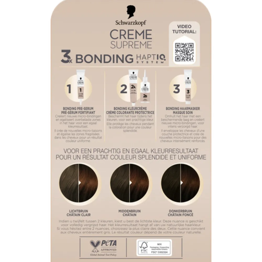 Crème Suprème Haarkleuring 5-60 1 set^Schwarzkopf New