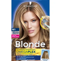 Haarkleuring<Schwarzkopf Permanente Blondering Coupe de Soleil Blonde M1