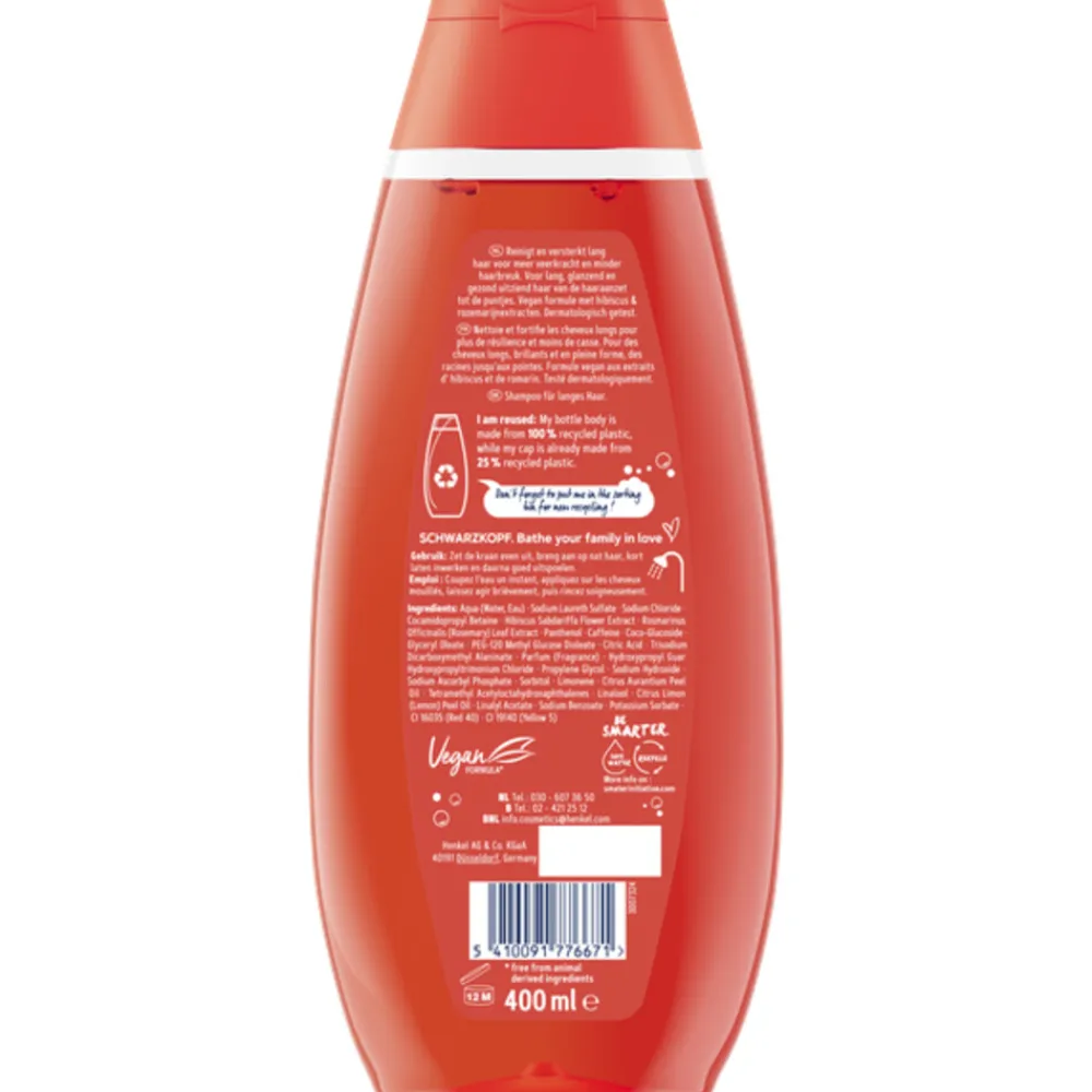 Shampoo<Schwarzkopf Shampoo Lang Haar 400 ml