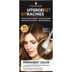 Haarkleuring<Schwarzkopf Uitgroeiset Haarverf Goudbruin R2 1 set