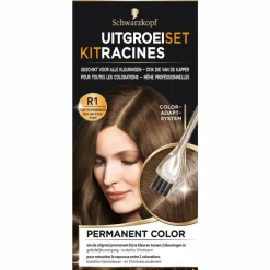 Online Uitgroeiset Haarverf Licht tot Middenbruin R1 Haarkleuring