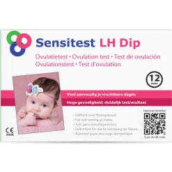 Ovulatietesten|Zelftesten<Sensitest Ovulatietest Dipstick 12 stuks