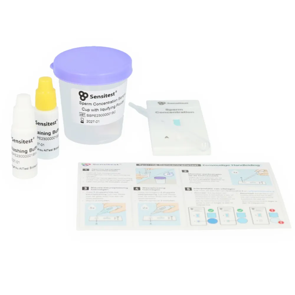 Zelftesten<Sensitest Sperma Zelftest
