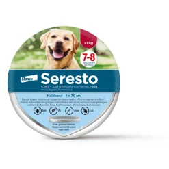 Vlo, Teek & Worm<Seresto Anti Vlooien en Teken Halsband Hond Vanaf 8 kg 70 cm