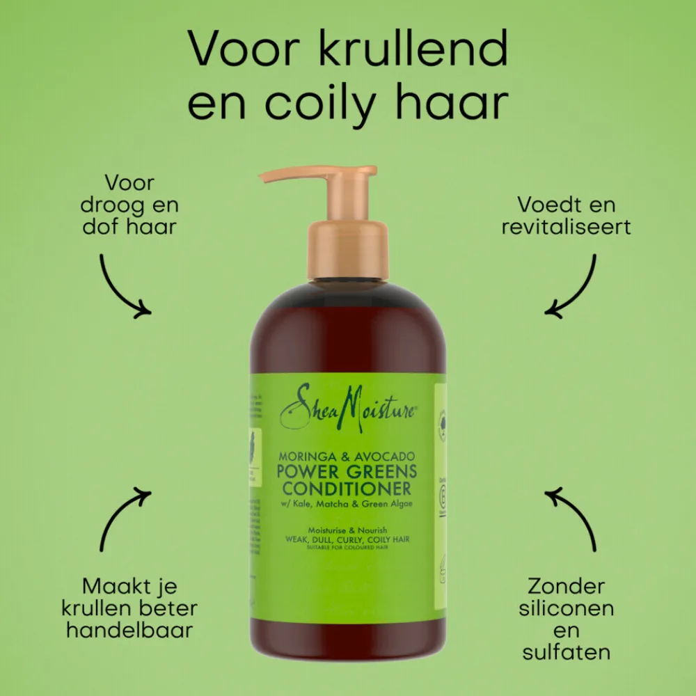 Conditioner Power Greens Moringa & Avocado 384 ml^Shea Moisture New