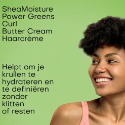 Haarmasker<Shea Moisture Curl Butter Cream Power Greens 326 ml