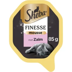 Finesse Kattenvoer Natvoer Mousse Zalm Kuipjes 85 gr^Sheba Clearance