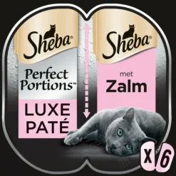 Outlet Perfect Portions Kattenvoer Natvoer Luxe Zalm Paté 112,5 gr Kattenvoer