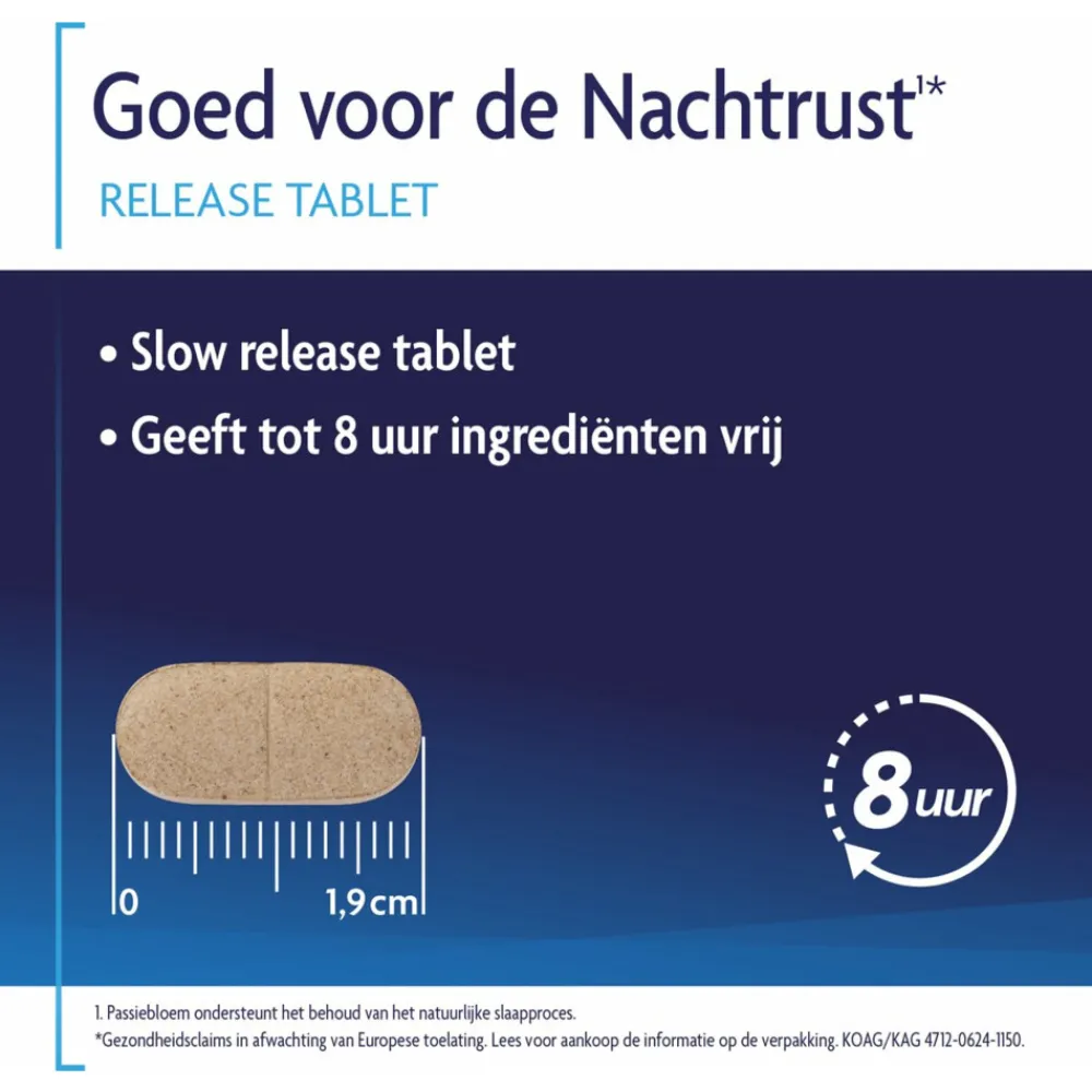 Online Nachtrust 8 uur 30 tabletten Rustgevend & Slapen