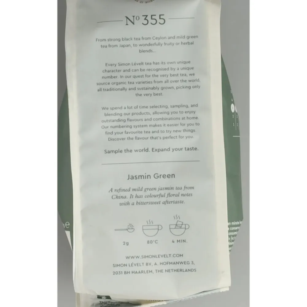 Premium Organic Tea Jasmin Green 90 gr^Simon Levelt Outlet
