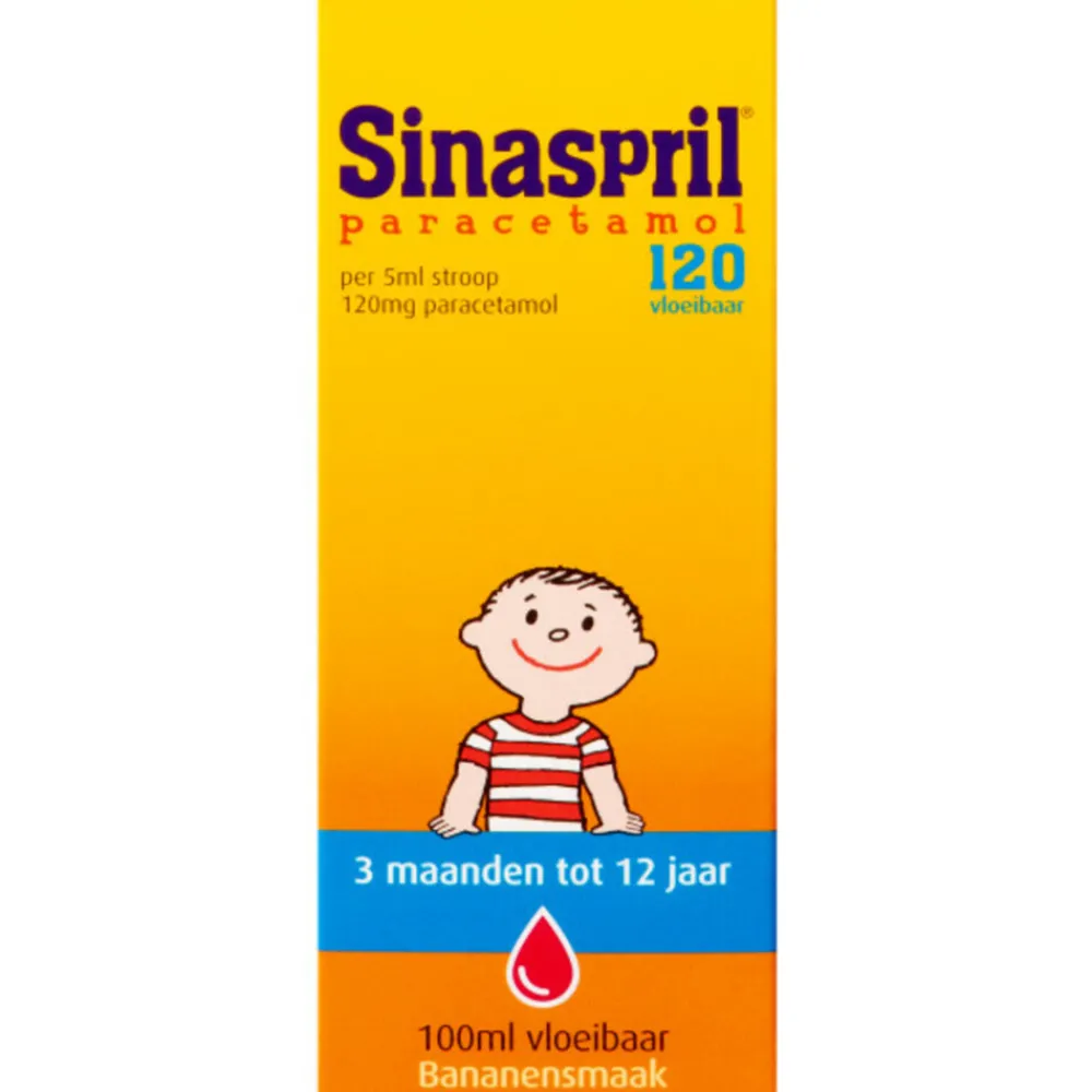 Paracetamol 120 mg Vloeibaar 100 ml^Sinaspril Best