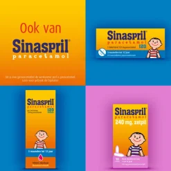Geneesmiddelen|Pijnstillend<Sinaspril Paracetamol 120mg Zetpil 10 stuks