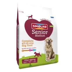 Hondenvoer<Smolke Hondenvoer Senior Medium 3 kg