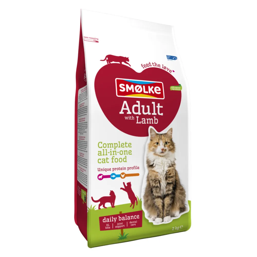 Kattenvoer<Smolke Kattenvoer Adult Lam 2 kg