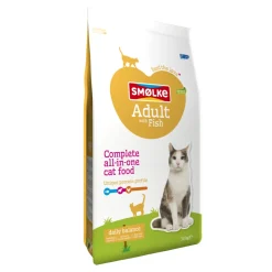 Kattenvoer<Smolke Kattenvoer Adult Vis 10 kg