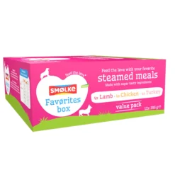 Vers Gestoomd Multipack Hondenvoer Nat Favørites Box 12 x 395 gr^Smolke Outlet