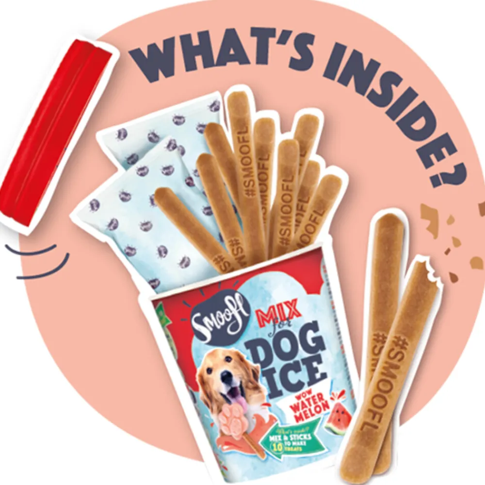 Honden IJsmix Watermeloen 160 gr^Smoofl Outlet
