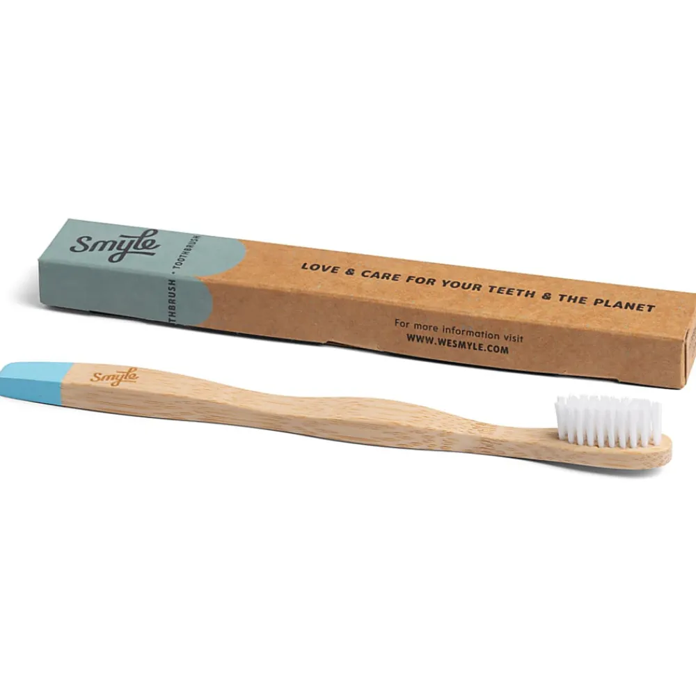Tandenborstels<Smyle Bamboo Tandenborstel Soft Lichtblauw