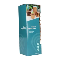 Hot Biologische Kweekpotjes Vierkant 8 cm 10 stuks Kweken En Zaden