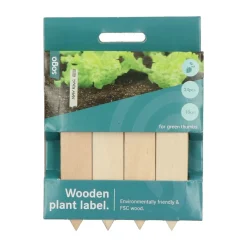 Sale Houten Steeketiket 10 cm 24 stuks Kweken En Zaden