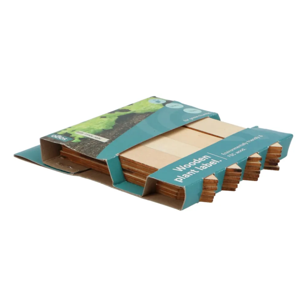 Sale Houten Steeketiket 10 cm 24 stuks Kweken En Zaden
