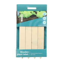 Houten Steeketiket 15 cm 24 stuks^SOGO New
