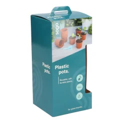 Online Plastic Potje Terra Kleur 9 cm 18 stuks Kweken En Zaden